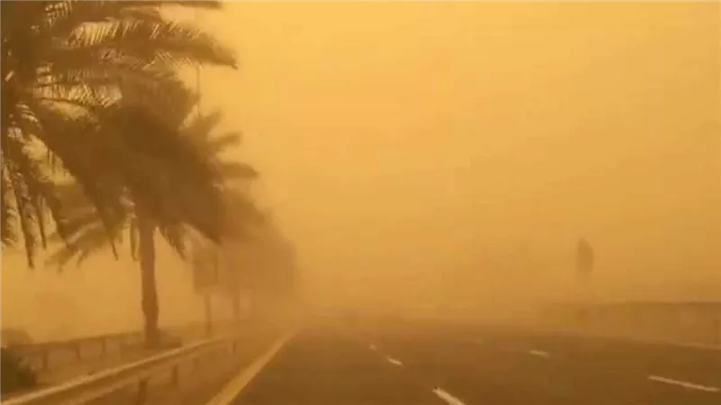 مشاهد عجيبة فى القاهرة هذا ما فعلته العاصفة اليوم