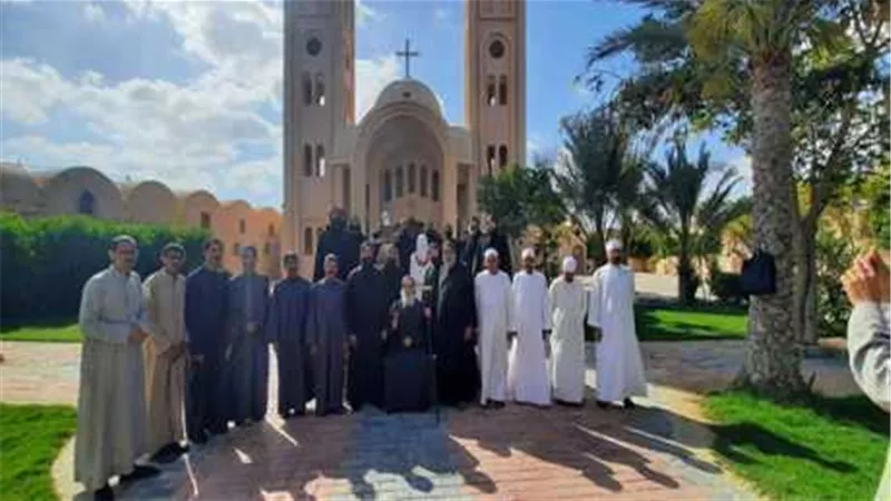 دير القديس يوحنا الحبيب بـ الفرمة يحتفل بعيده دون حضور الشعب | صور