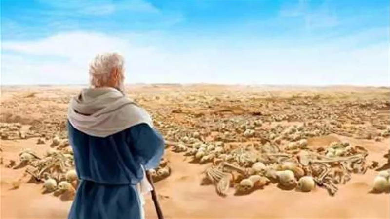 الله دائما يدهش و له حكمه عجيبة .. عارف حكاية الله لما اخد حزقيال في مكان به عظام ناس ميتة !!