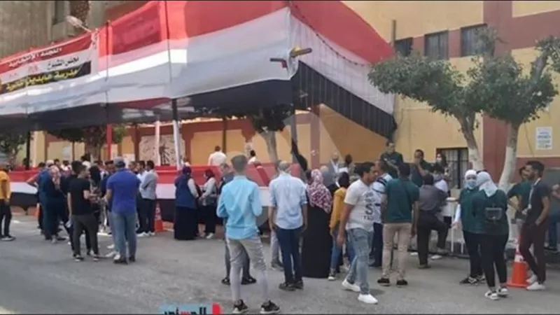 بالصور | شاهد إقبال متوسط على التصويت بـ«الشيوخ» أمام لجان وسط البلد