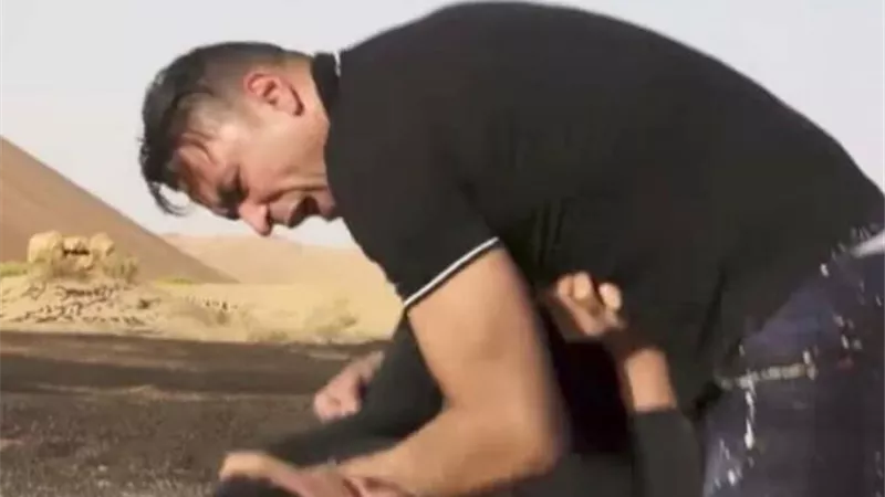 شاهد رد فعل عنيف للحضري غضبا من مقلب رامز جلال