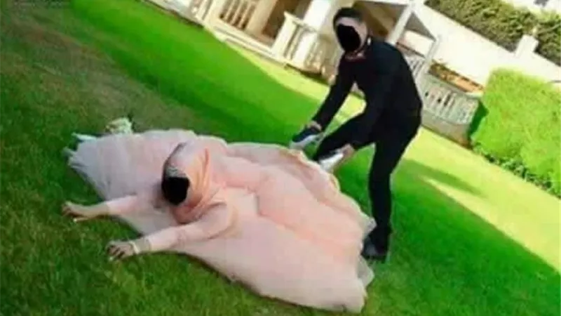 بالفيديو.. عريس يجرجر عروستة بسبب المصور.. اخطاء_مصورين.. هتموت من الضحك