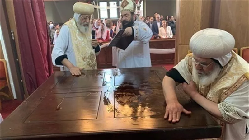 هذا ما قالة قداسة البابا تواضروس عقب تدشين كنيسة الملاك ميخائيل فى المانيا | صور