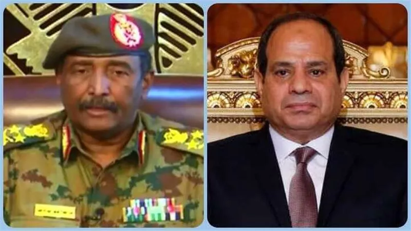 رئيس المجلس العسكري الانتقالي السوداني يقول هذه الكلمات الصاعقة لقطر وتركيا عقب لقائة بالرئيس السيسى
